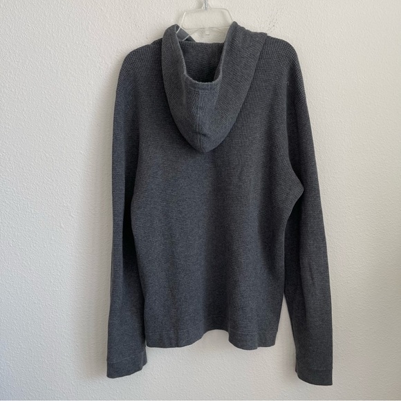 Theory Waffle Cotton Pullover Hoodie - Picture 6 of 6